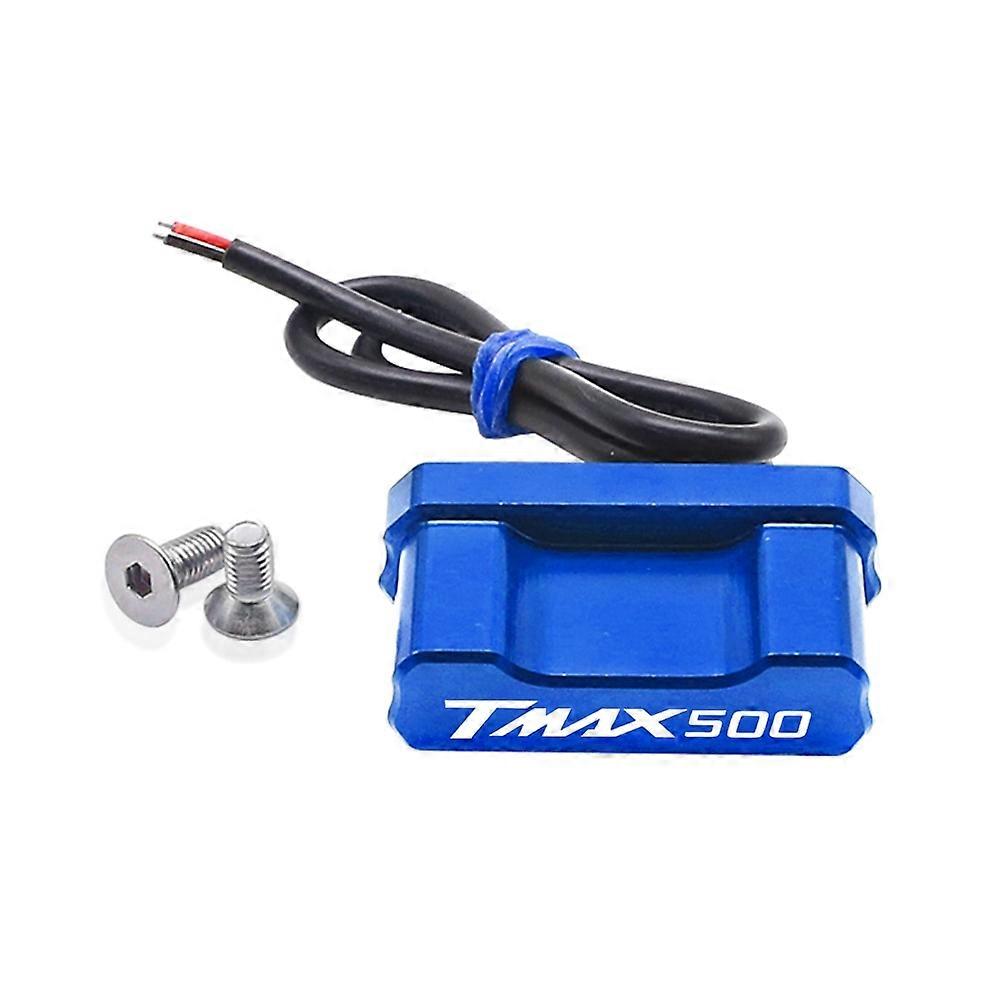For YAMAHA TMAX500 TMAX 500 2001 2002 2003-2023 2022 2021 License Plate Holder Number Plate Frame LED Light Bracket turn signal