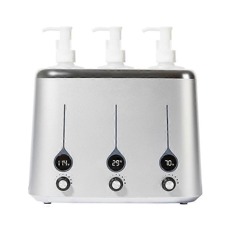 "3-Bottle Spa Oil Warmer - Ρυθμιζόμενη θερμοκρασία, οθόνη LED, φιλικό προς το περιβάλλον, σαλόνι &; οικιακή χρήση"