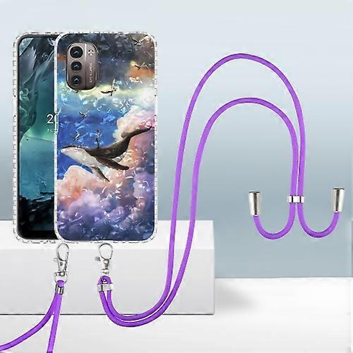 For Nokia G21 / G11 2.0mm Airbag Shockproof TPU Phone Case with Lanyard