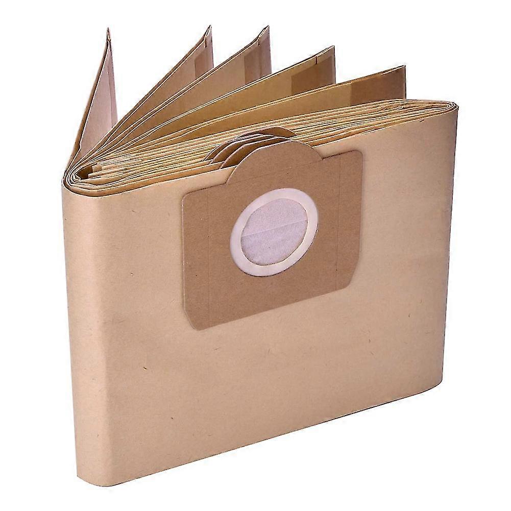 10er-Pack 6.959-130.0 Papierfilter-Staubbeutel A 2201/2204/2504 für Wd3 Wd3p Nass- und Trockensauger Re (haoyi Braun