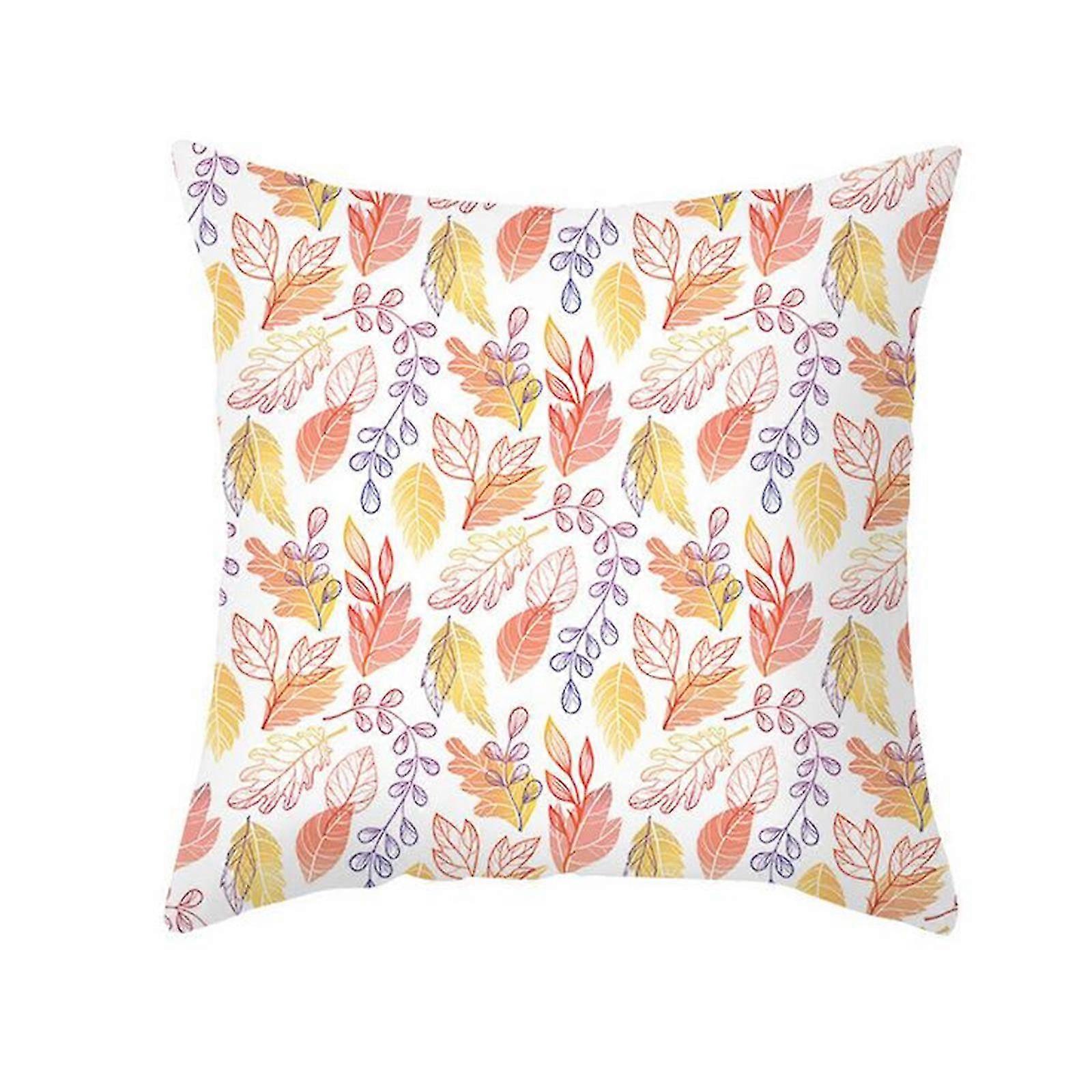 Thanksgiving Pumpkin Sunflower Pillowcase Sofa Cushion Pillowcase