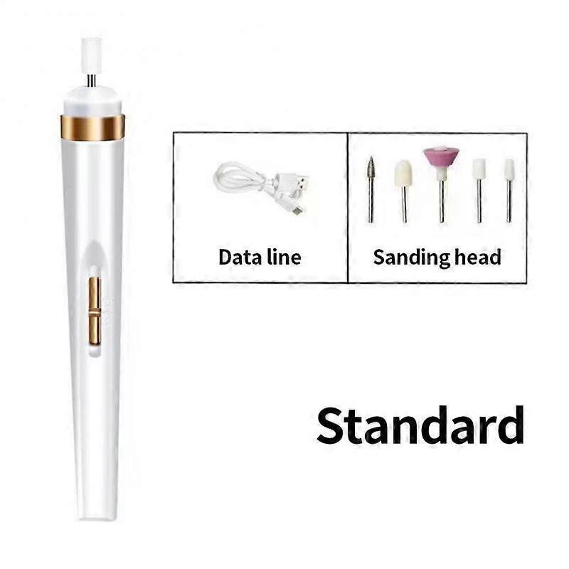 1Set Electric Manicure Machine With Light Portable Mini Electric Manicure