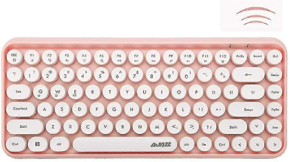 Wireless Bluetooth Keyboard, Mini Portable 84-key Typewriter Retro