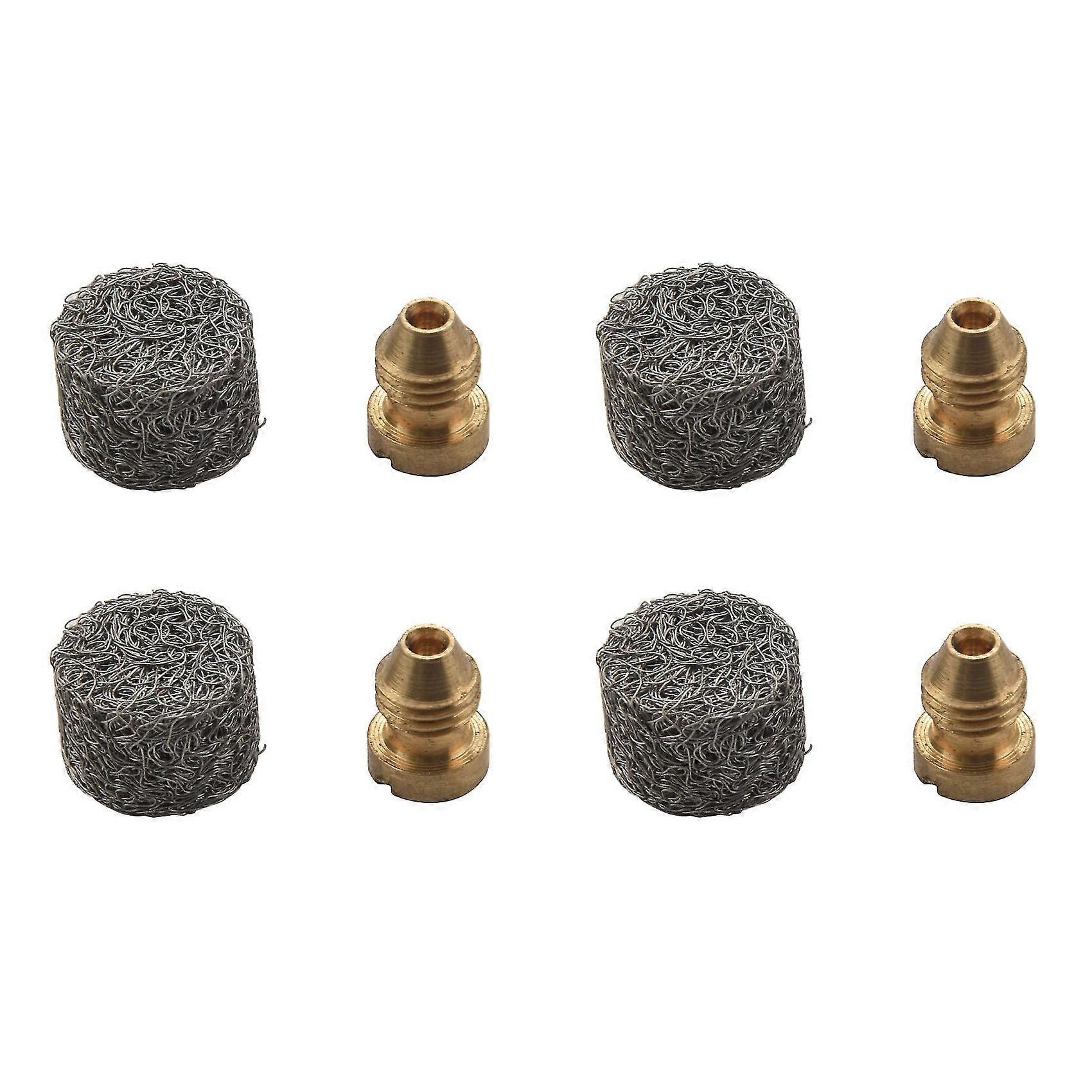 4x Foam Cannon Orifice Nozzle Tips And Foam Maker, Universal 1.1 Mm Thread Nozzle And Mesh Filter 3