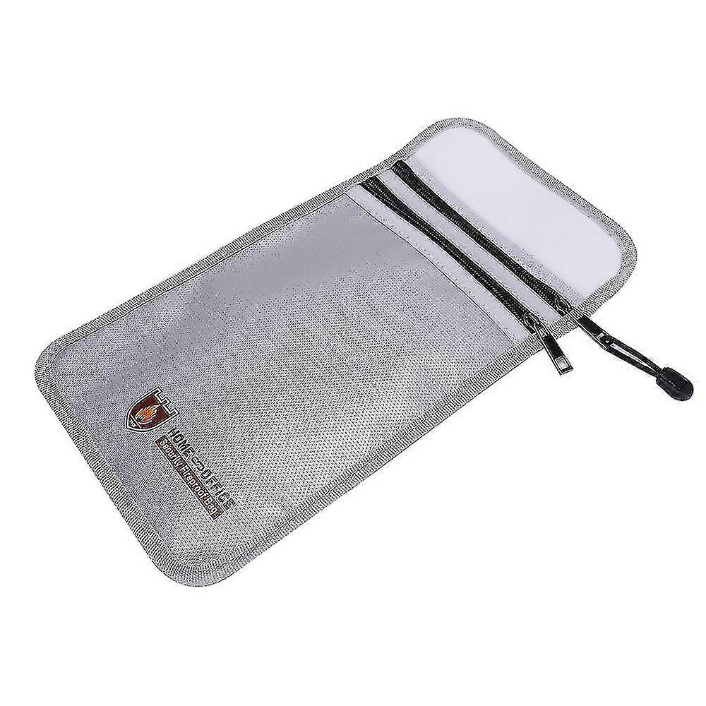 Fireproof Document Bags,two Pockets Waterproof Moneybagg, Safe Storage