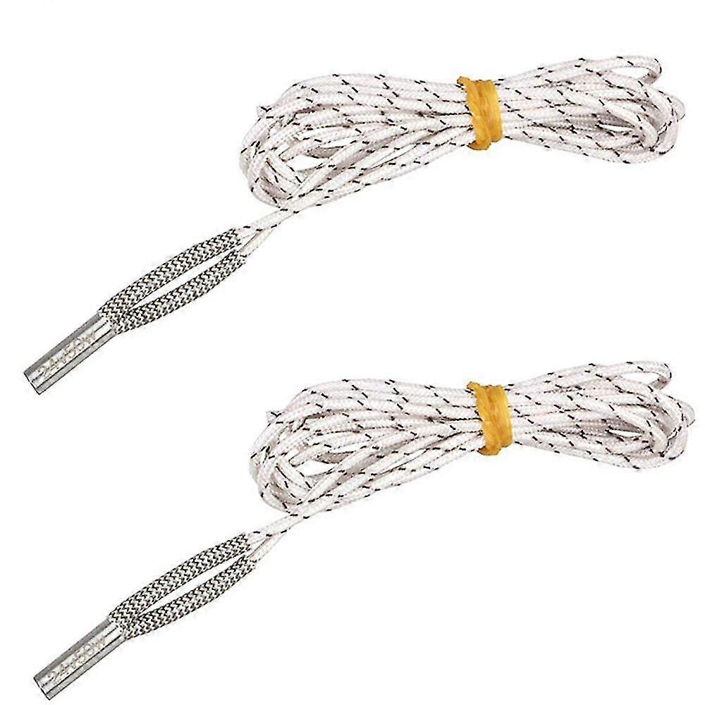 2 Pieces Cartridge Heater, 3d Printer Heater Cartridge, Stainless Steel 24v 50w Cartridge Heater Wire For Ender 3 Cr-10 Sensor, Heater Block, V6 J-hea