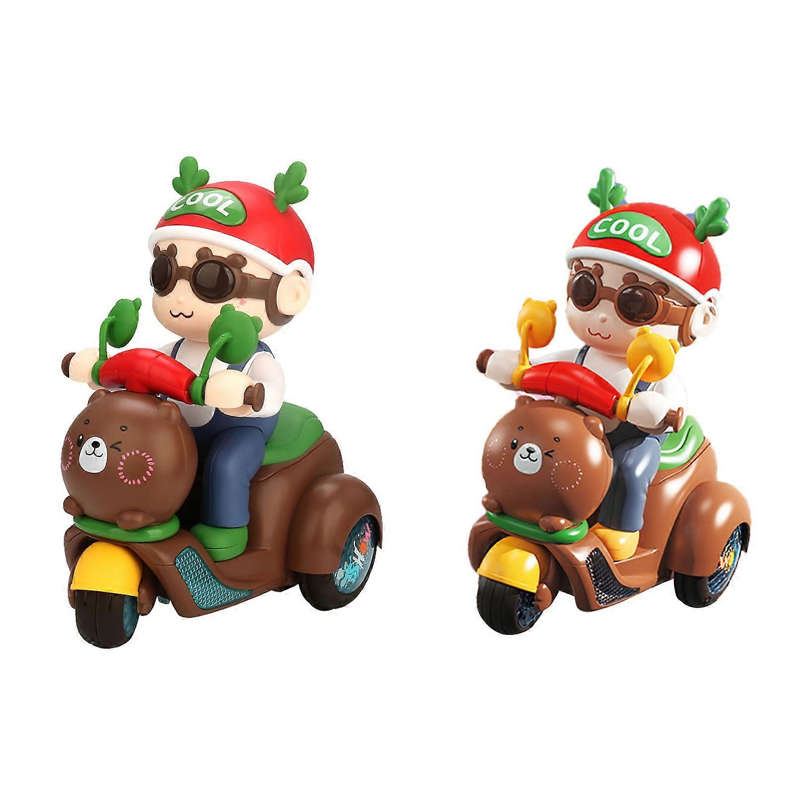Electric Tricycle Toy with LED Lights And Music Gift Fun And Exciting Unique Design Spinning Toy for Kids