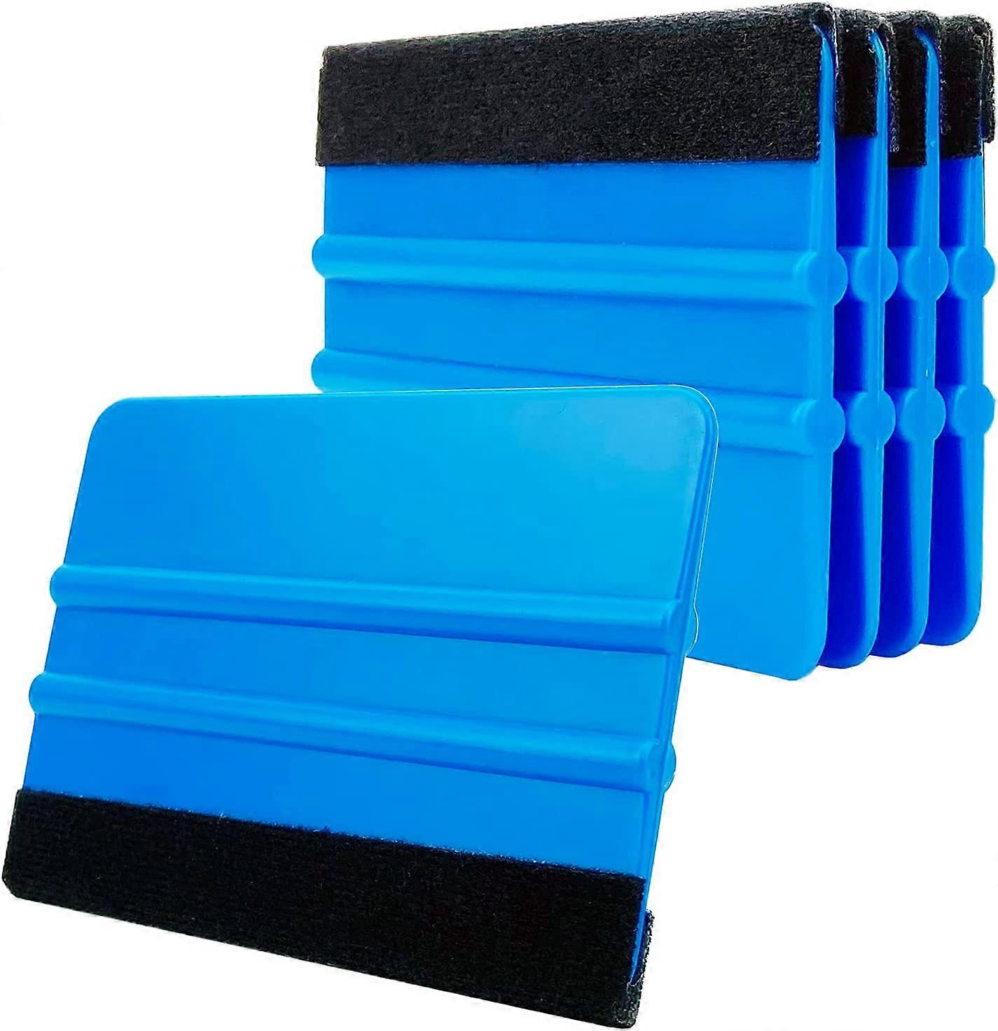 5 Pack Vinyl Wrap Squeegee Decal Applicator - 4 Inch
