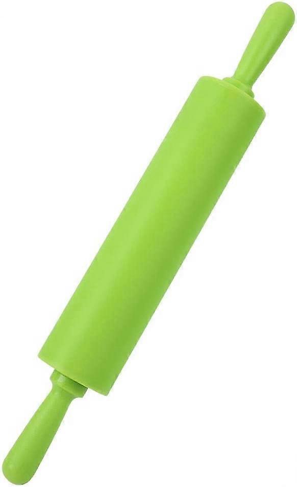 Rolling Pin, Colorful Silicone Rolling Pin(Green)