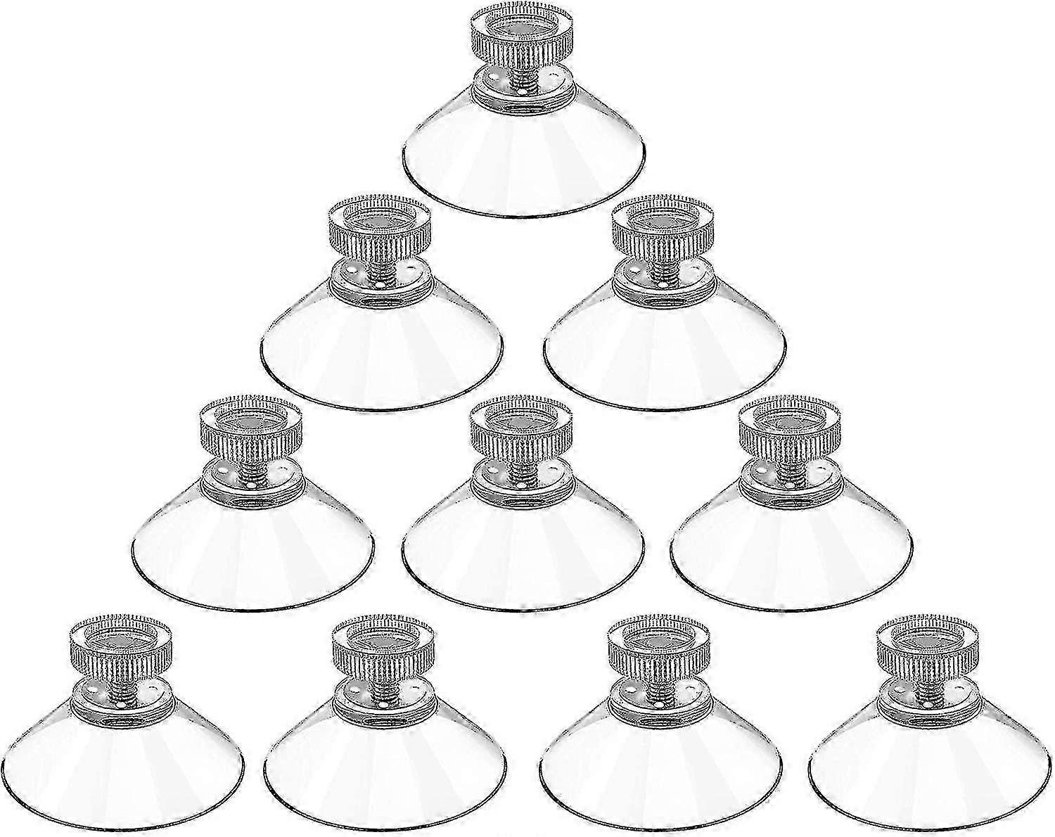 Suction Cups With Thread With Knurled Nuts Transparent, Kitchen Suction Cups Fixture G