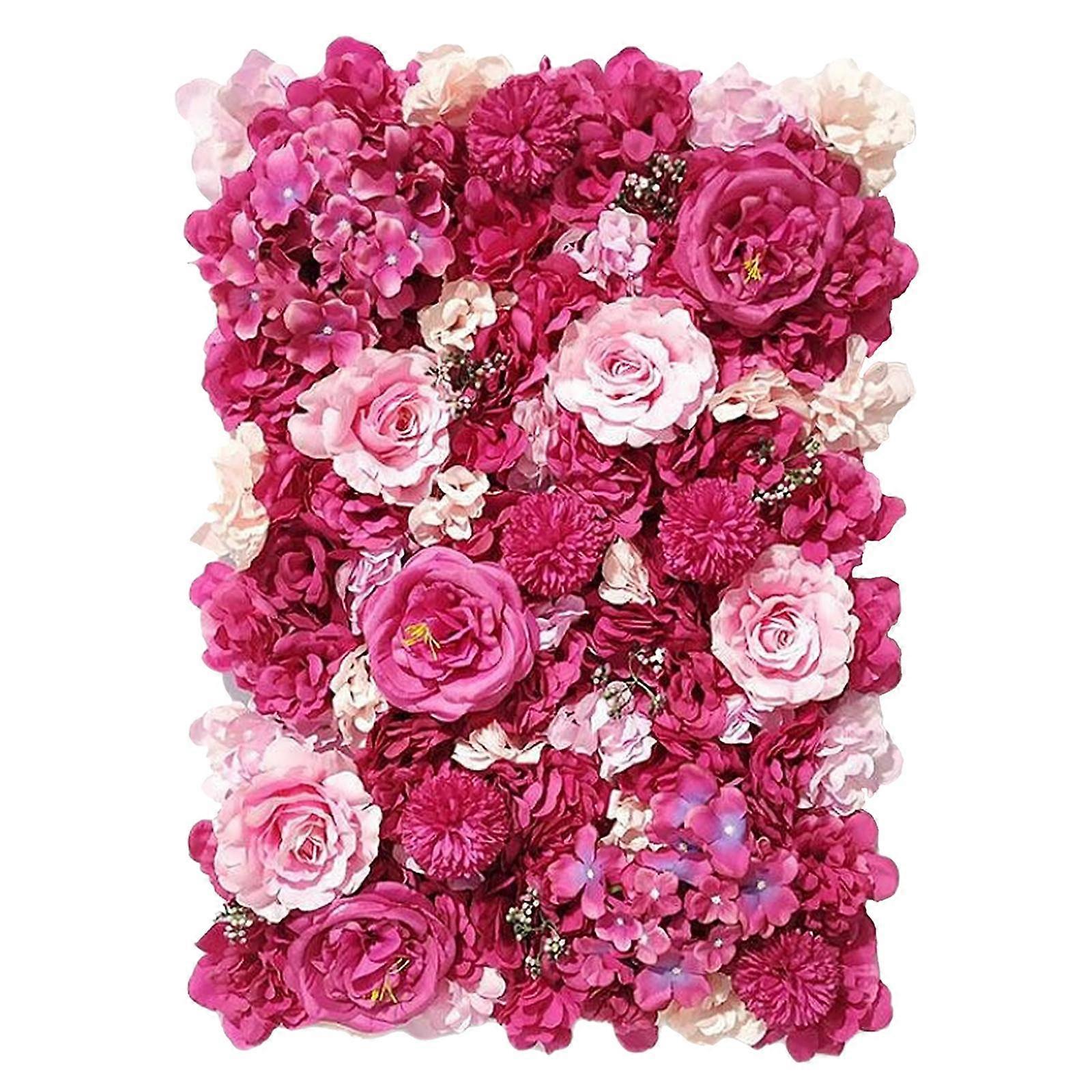 kunstmatige zijden bloemen wandpaneel bruiloft feest bloemen achtergrond roos