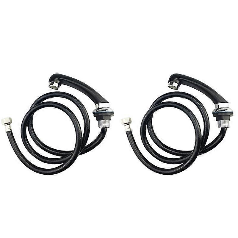 2X Universal 1/2 Inch Width Faucet Tube Plumbing Pipe, Shampoo Bed Faucet Shower,High Density, No L