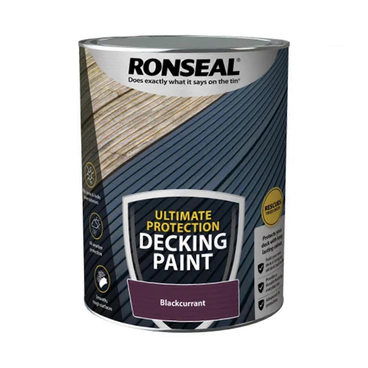 Ultimate Protection Decking Paint Blackcurrant 5 litre