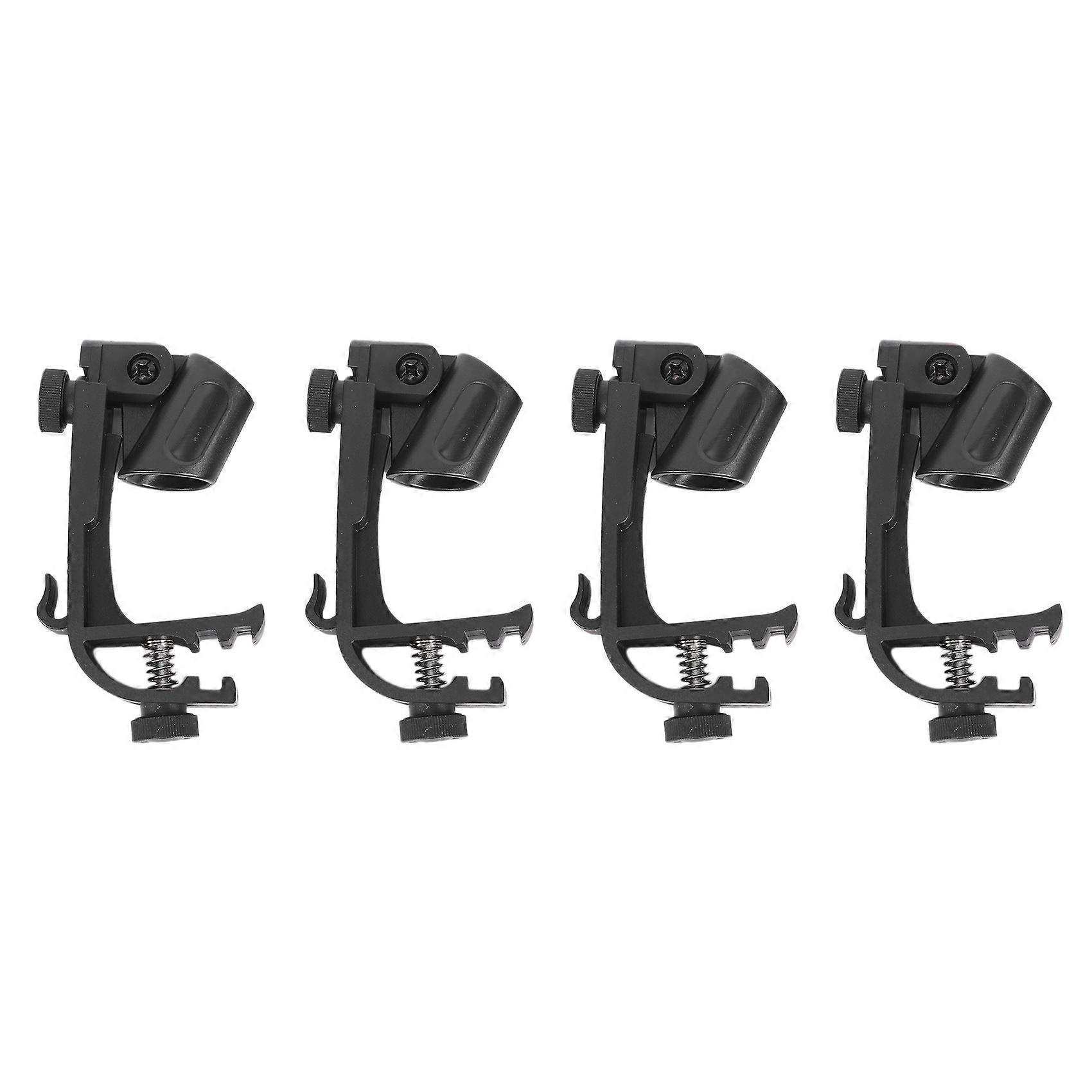 4 Pcs Microphone Clip Drum Clip Shockproof Microphone Clip Microphone Stand Shockproof Instrument A