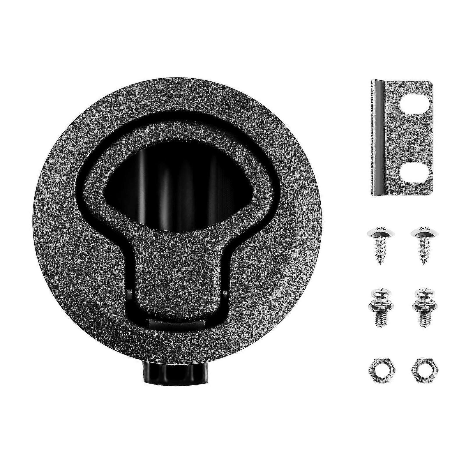 Locking Flush Latch Uv Stabilized Plastic Flush Latch Marine Latch Withstand Harsh Marine Conditions (black)