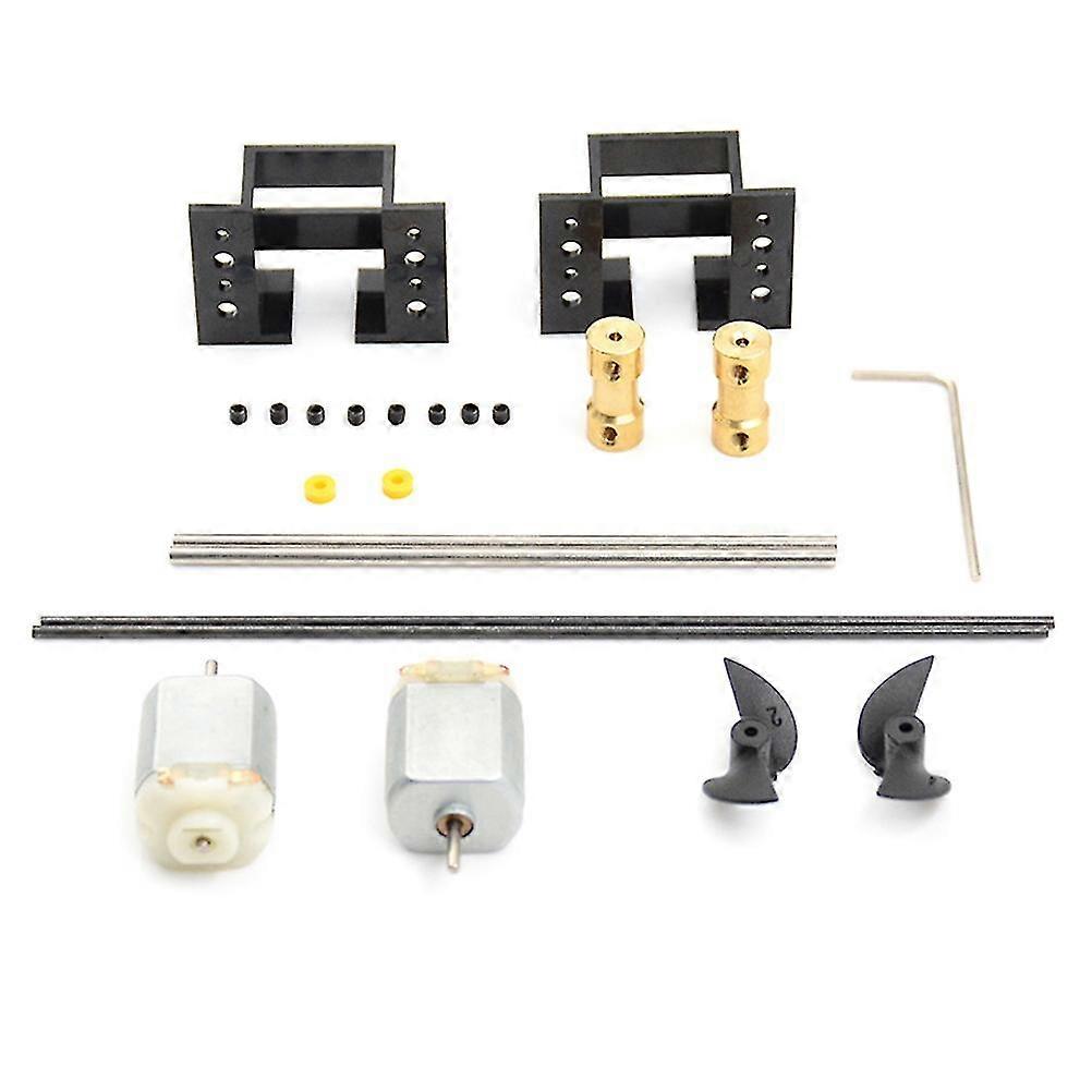 2set Motoare duble RC Barca Motor Drive Set 130 Motor Kit pentru Diy Model navă Shytmv