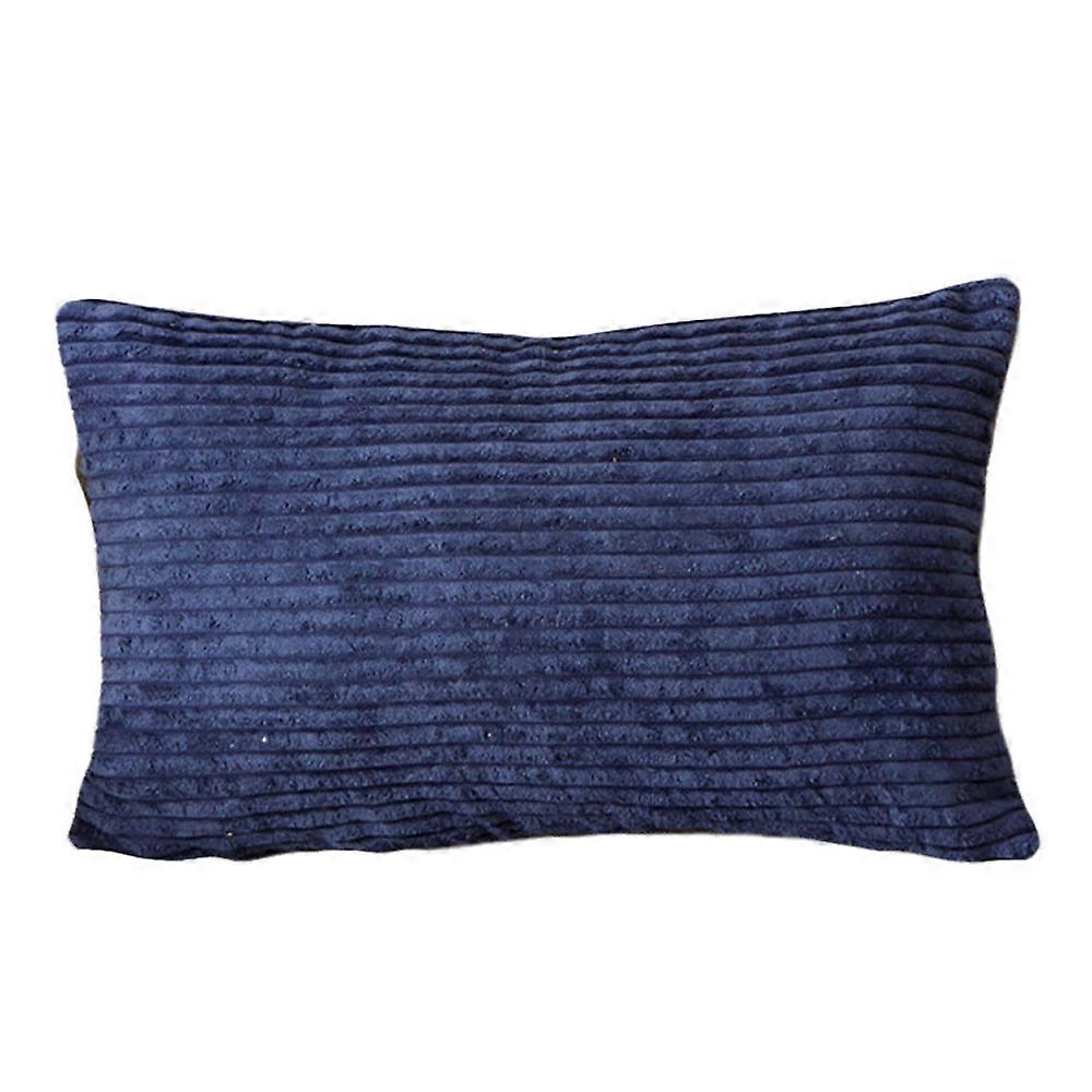 Rectangular pillow cover Pillow solid color corduroy sofa pillow cover