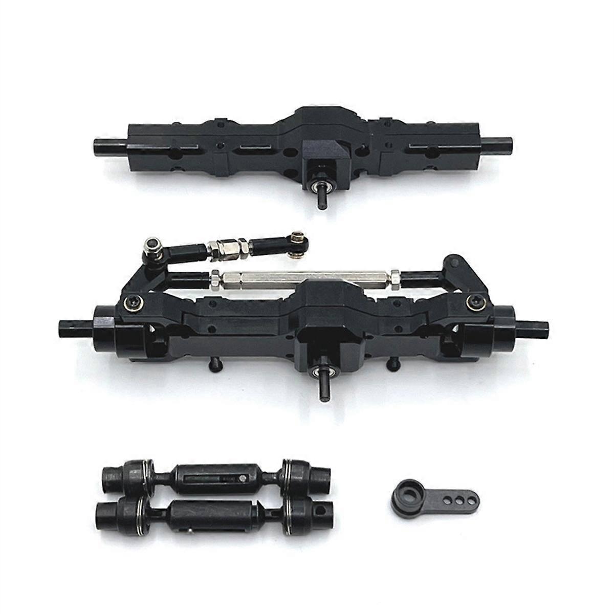 Axle Assembly Drive Shaft Set for 1/10 C74 1/16 Full Range Remote Control Car Metal Upgrade Black