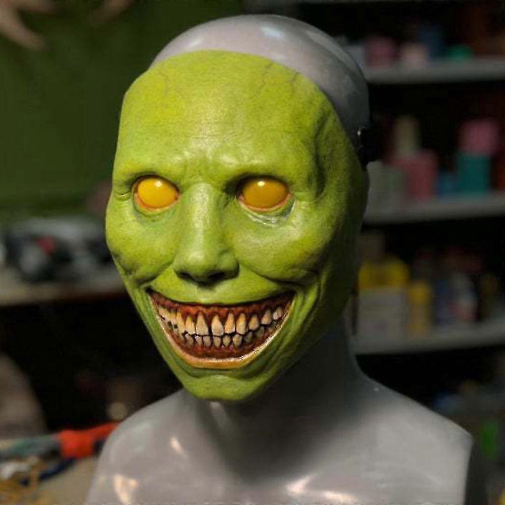 Halloween Horror Demon Monster Smiley Erwachsene Gesichtsmaske Cosplay Party Requisite