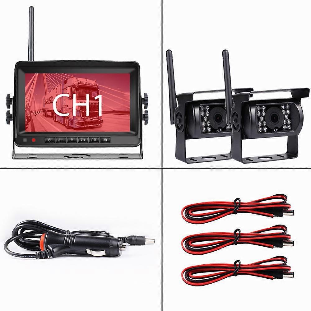 7 inch wireless car monitor screen reverse Vehicle monitors reversing camera screen for car monitor for auto Truck RV