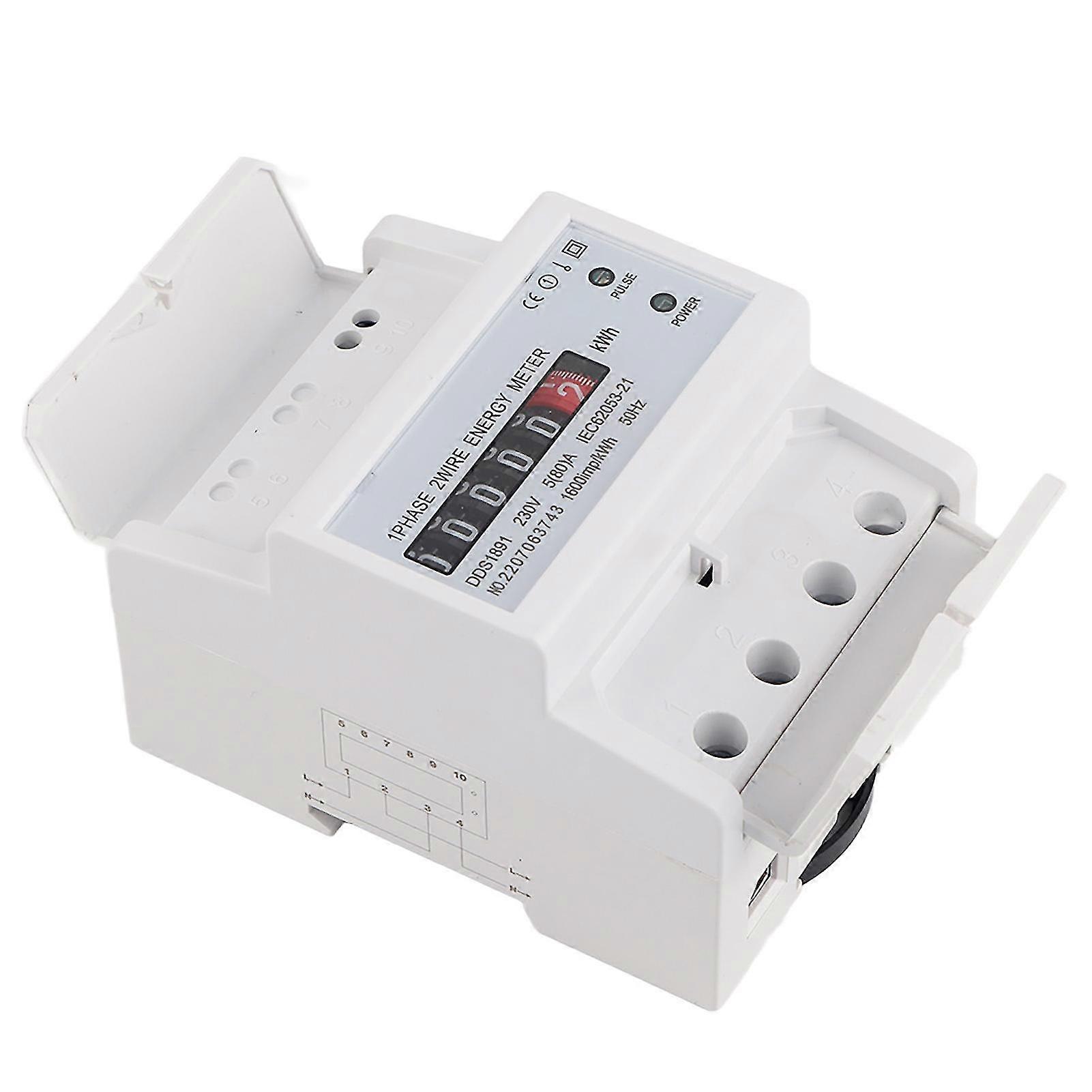 High Accuracy Single Phase 4P Electric Rail Energy Meter - DDS1891