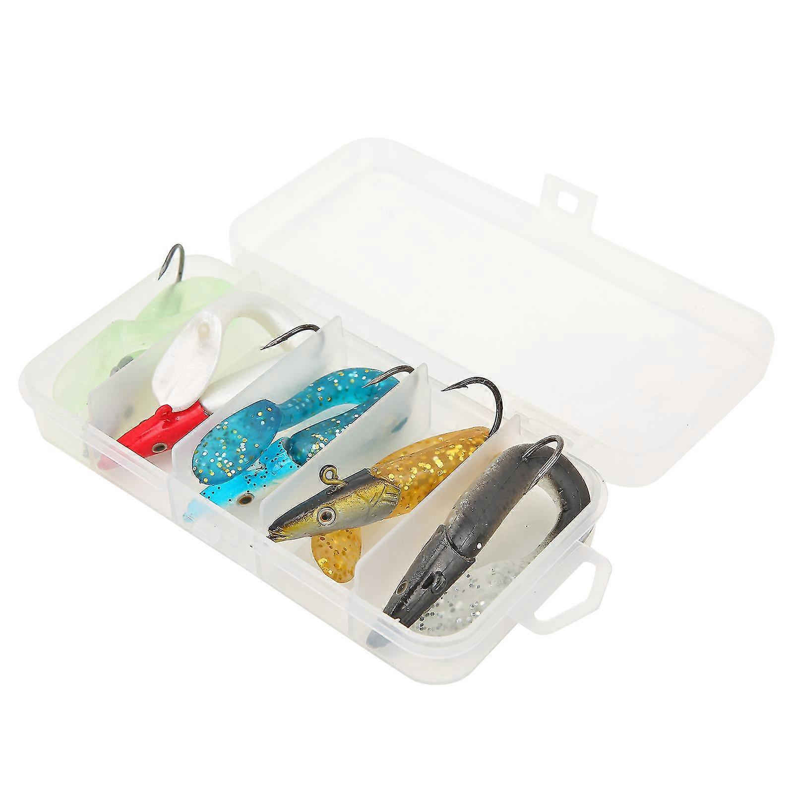 Angelköder-Kit-Set - Lebensechte weiche Angelausrüstung mit Box