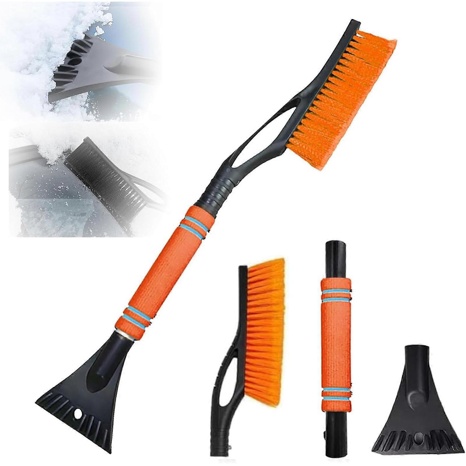 2-in-1 Detachable Snow Brush and Ice Scraper Suitable for Cars, Trucks, SUVs