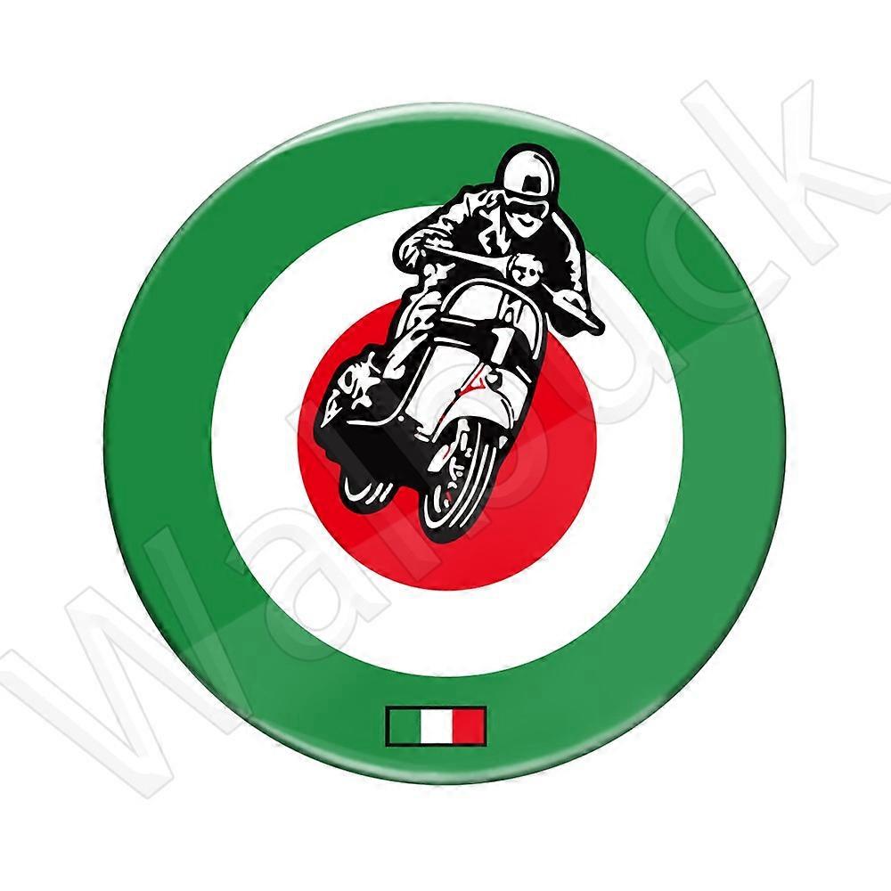 3D Motorrad Aufkleber Italien Flagge-Aufkleber Ital Produktbild-Vorschau 3