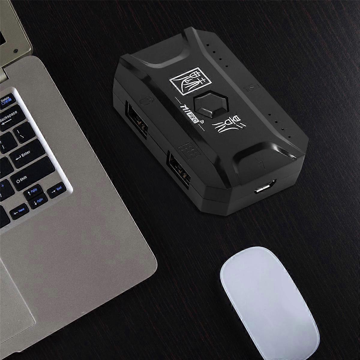 Plug and Play Gamepad PUBG Mobile Controller Gaming Keyboard Mouse Converter Bluetooth 5.0 for Andr
