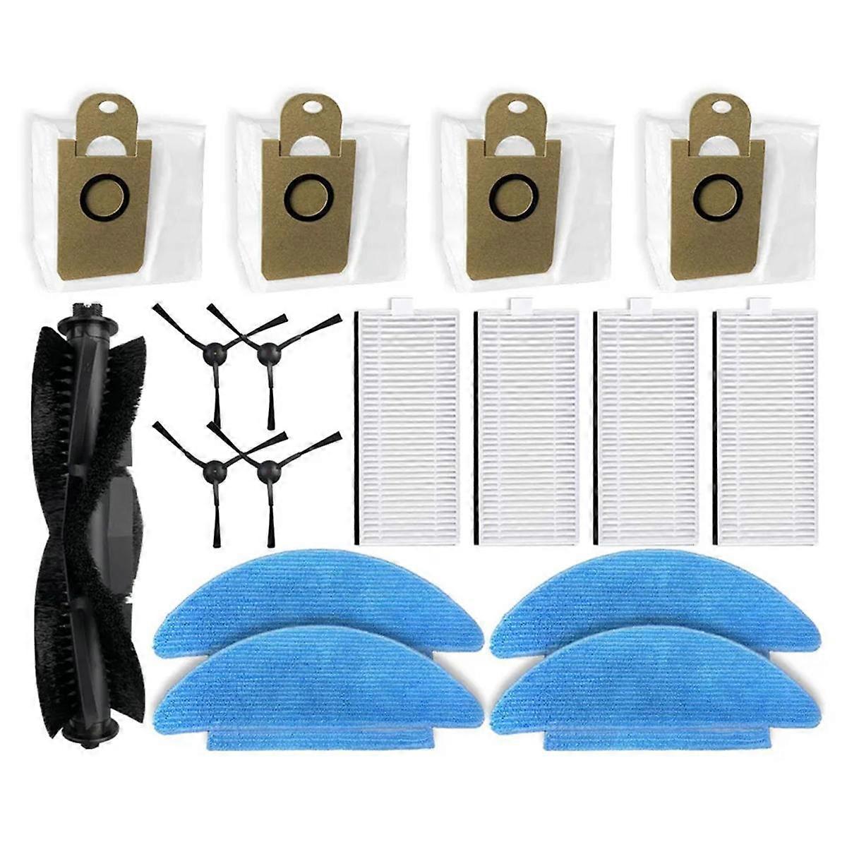 For RoboJet X-One 2 Pro Replacement Parts Accessories Main Side Brush Hepa Filter Mop Cloth Dust Ba