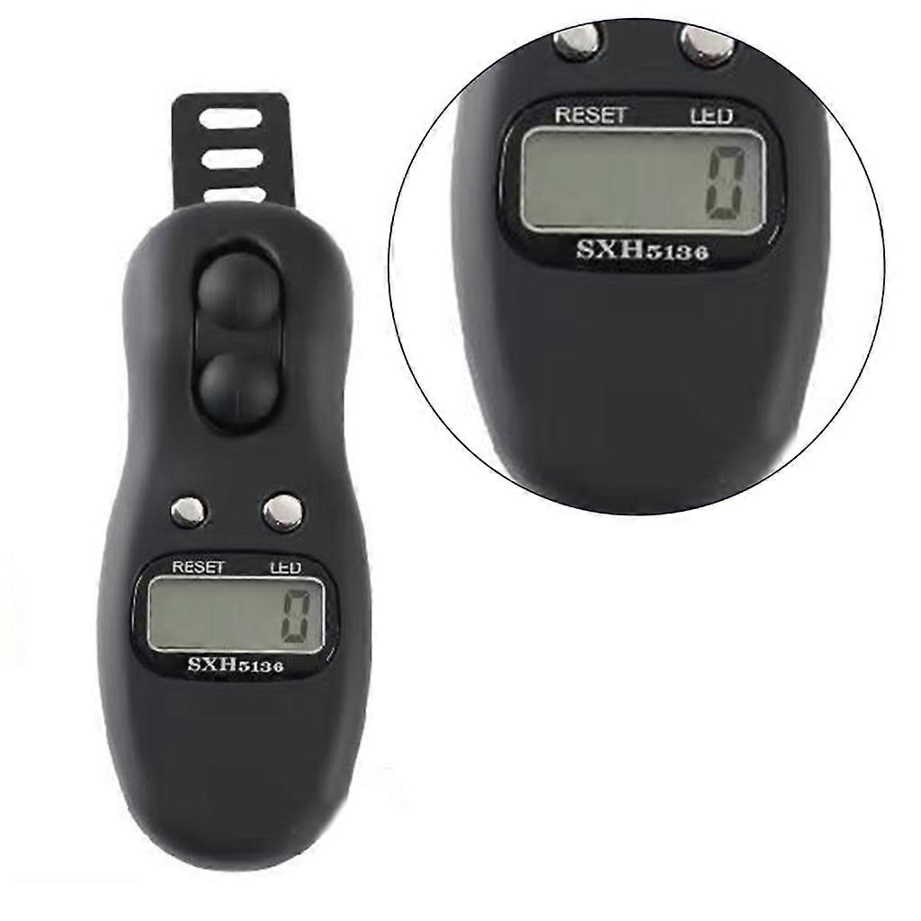 Electronic Tally Counter with LED Resettable Rotating Prayer Bead Counter