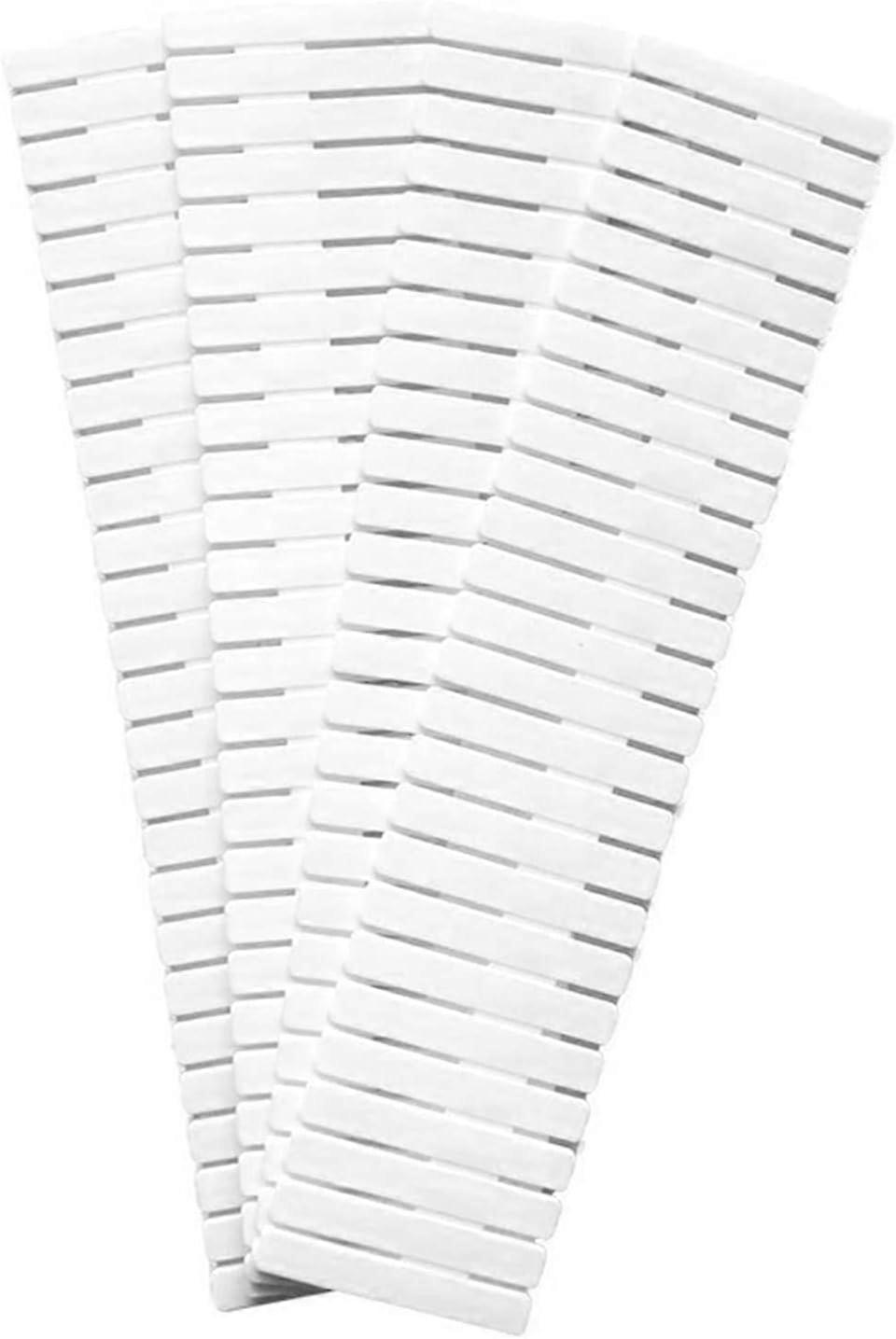 Drawer Divider, Plastic Closet Divider, Adjustable Grid Drawer, 4PCS DIY Drawer Organizer Grid Divider Drawer Storage Organizer Drawer Compartment Dra