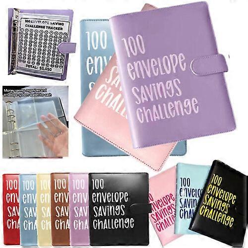 100 Days-Envelope Challenge Binder Budget Savings Challenge Saving Money Book