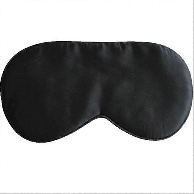 1PC New Pure Silk Sleep Eye Mask Padded Shade Cover Travel Relax Portable Aid Blindfold Eye Patch for Night Sleeping, Travel, Na