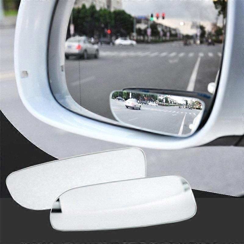 2Pcs Car Wide Angle Mirror Blind Spot Mirror