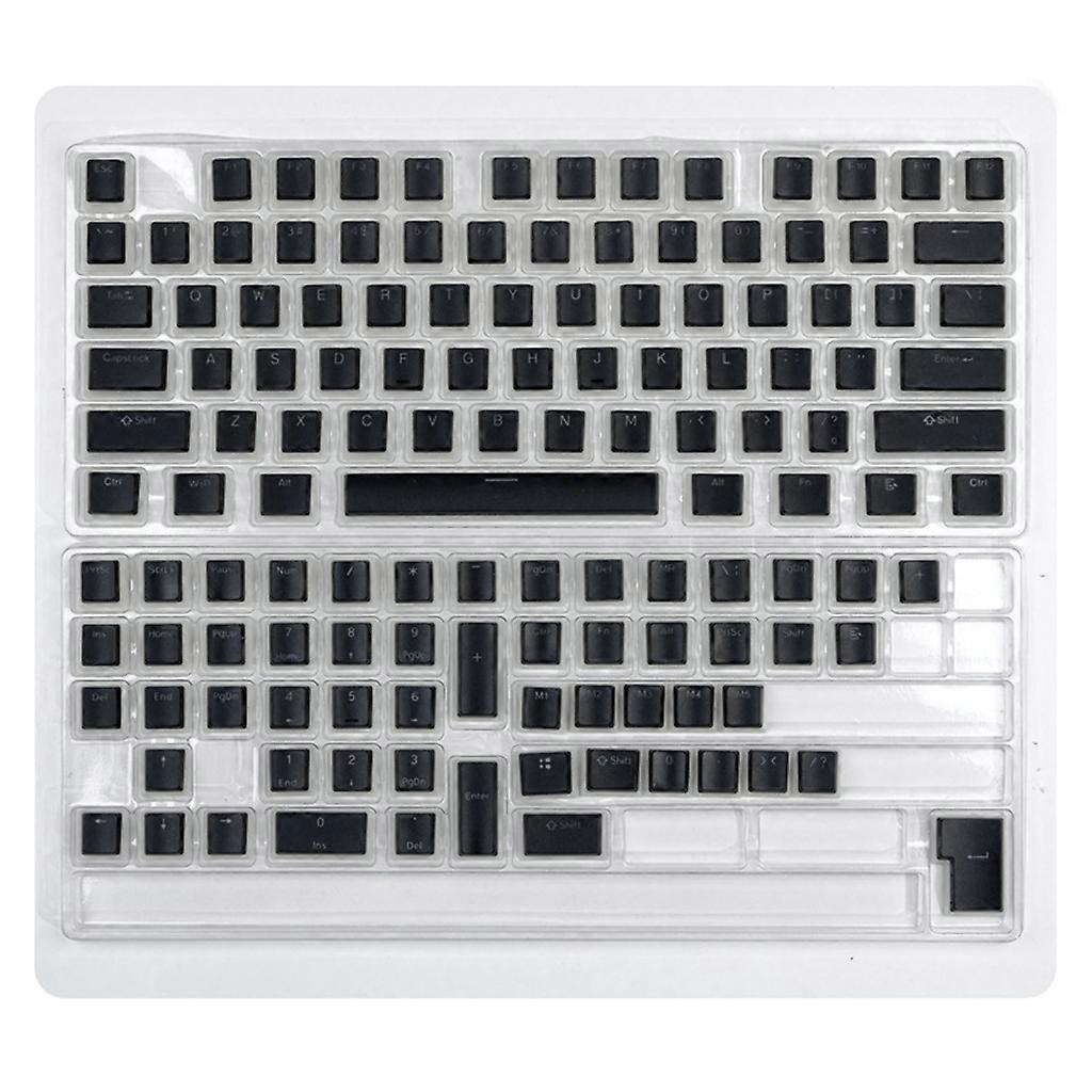 129Keys PBT Keycap Pudding OEM Profile Backlit Suit for RGB Mechanical Keyboard