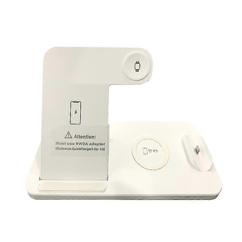 15w Fast Charger Watch Headphones Qi Charging Dock Portable Small Charging Stand