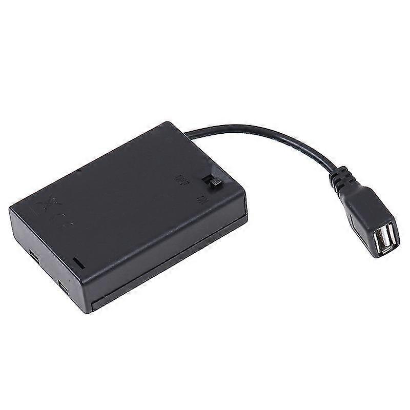 3*aa Battery Box With Usb Port For Building Block Led Light Kit With Switch