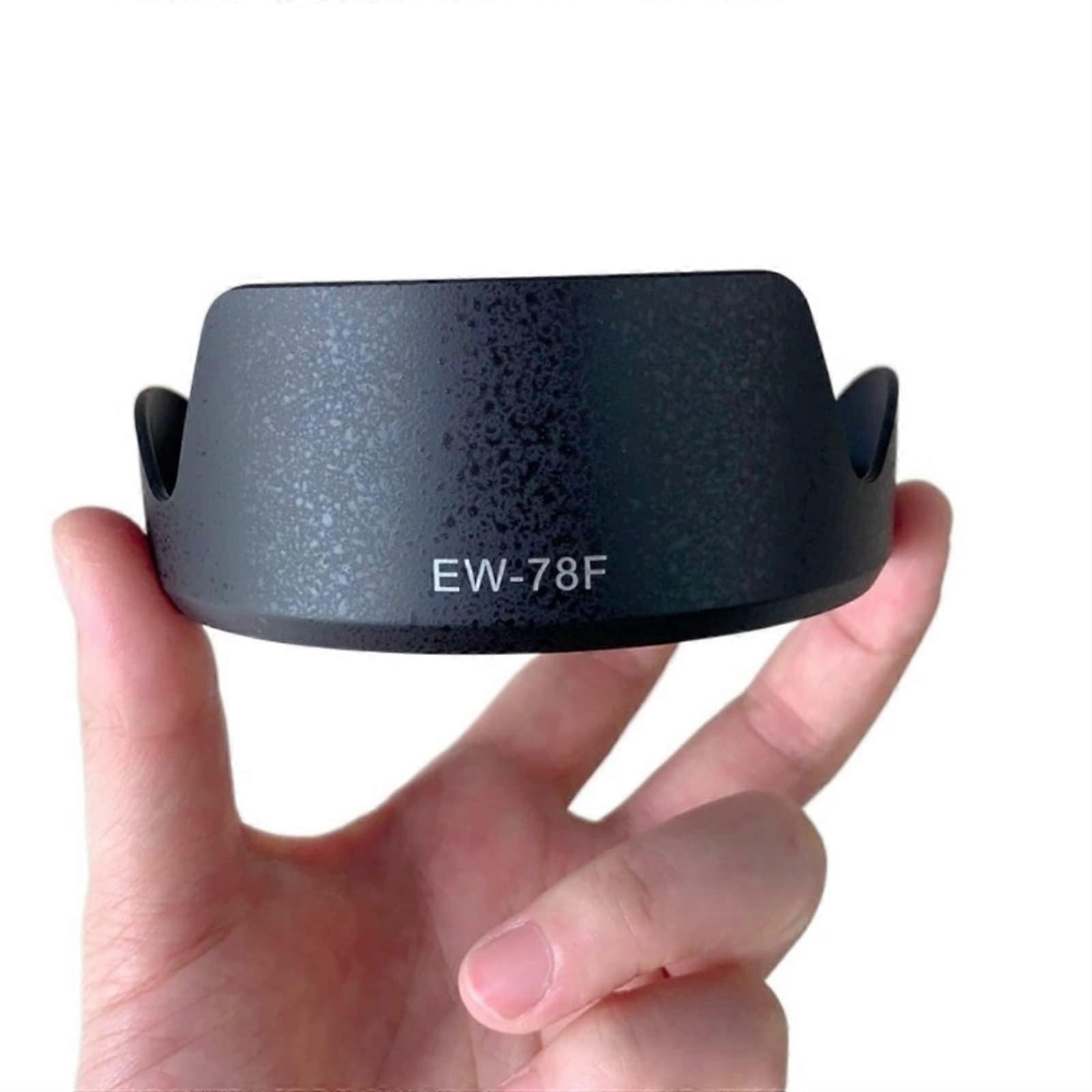 EW-78F 72mm Reverse Petal Flower Lens Hood Cover Protector for Canon EOS RP with RF 24-240mm F4-6.3 IS USM 72mm Filter Lens