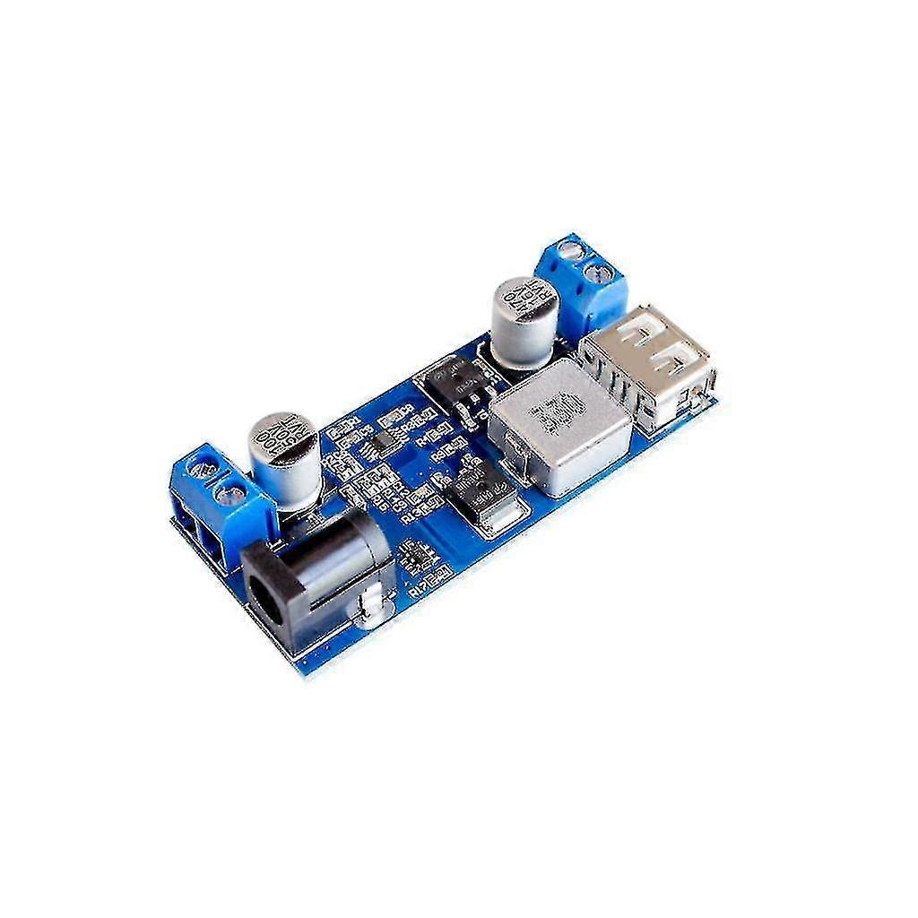 10pcs Dc-dc 24v/12v To 5v 5a Step Down Power Supply Buck Converter Replace Lm2596s Adjustable Usb Step-down Charging Module