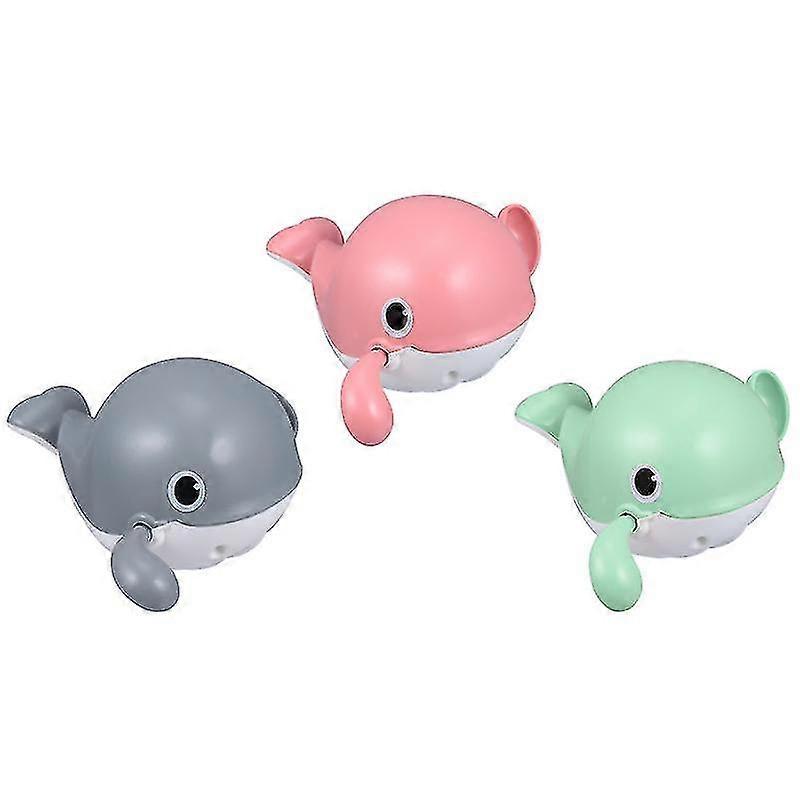 3pcs Swimming Whale Toys