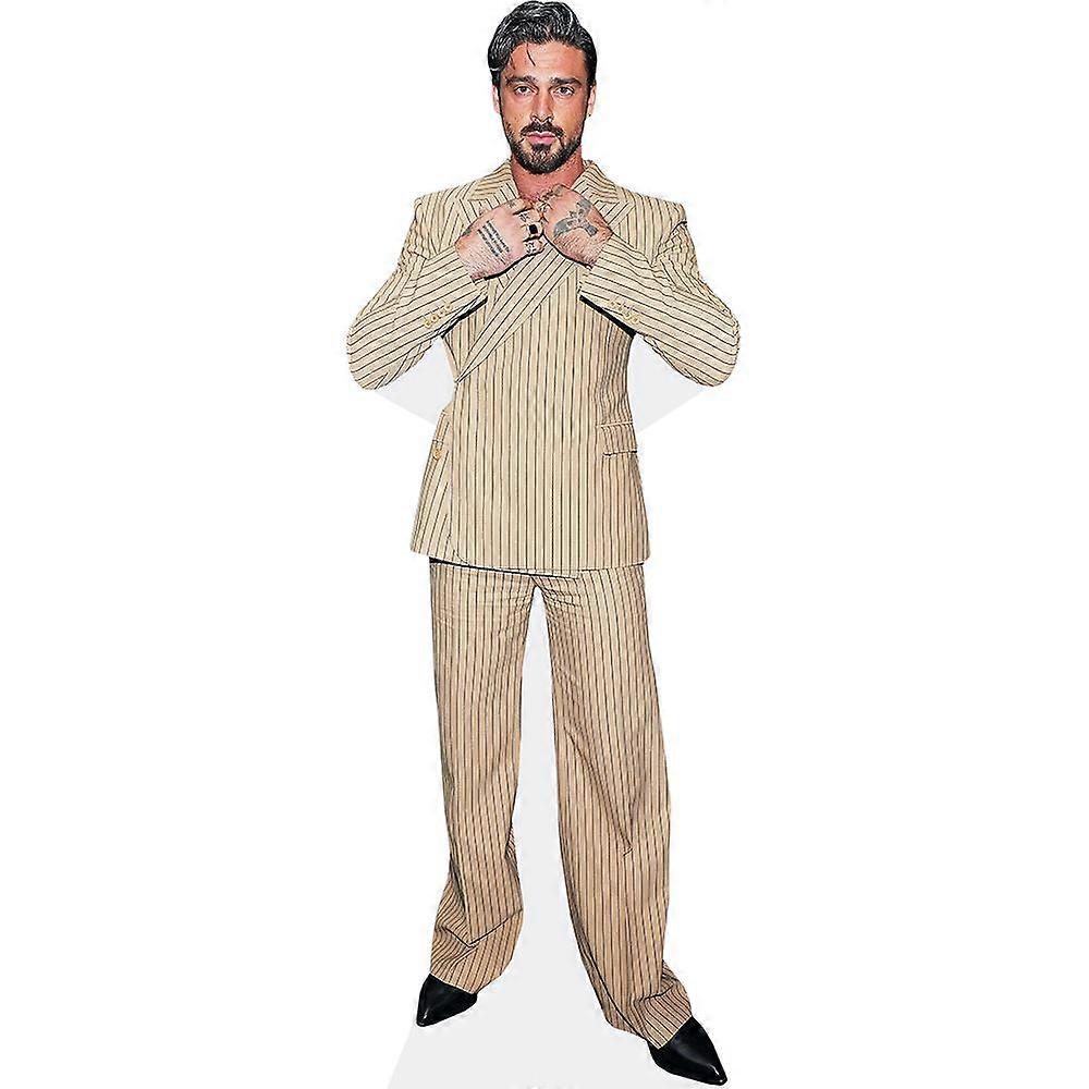 Michele Morrone (Stripes) Cardboard Cutout (lifesize OR mini size). Standee. Stand Up.