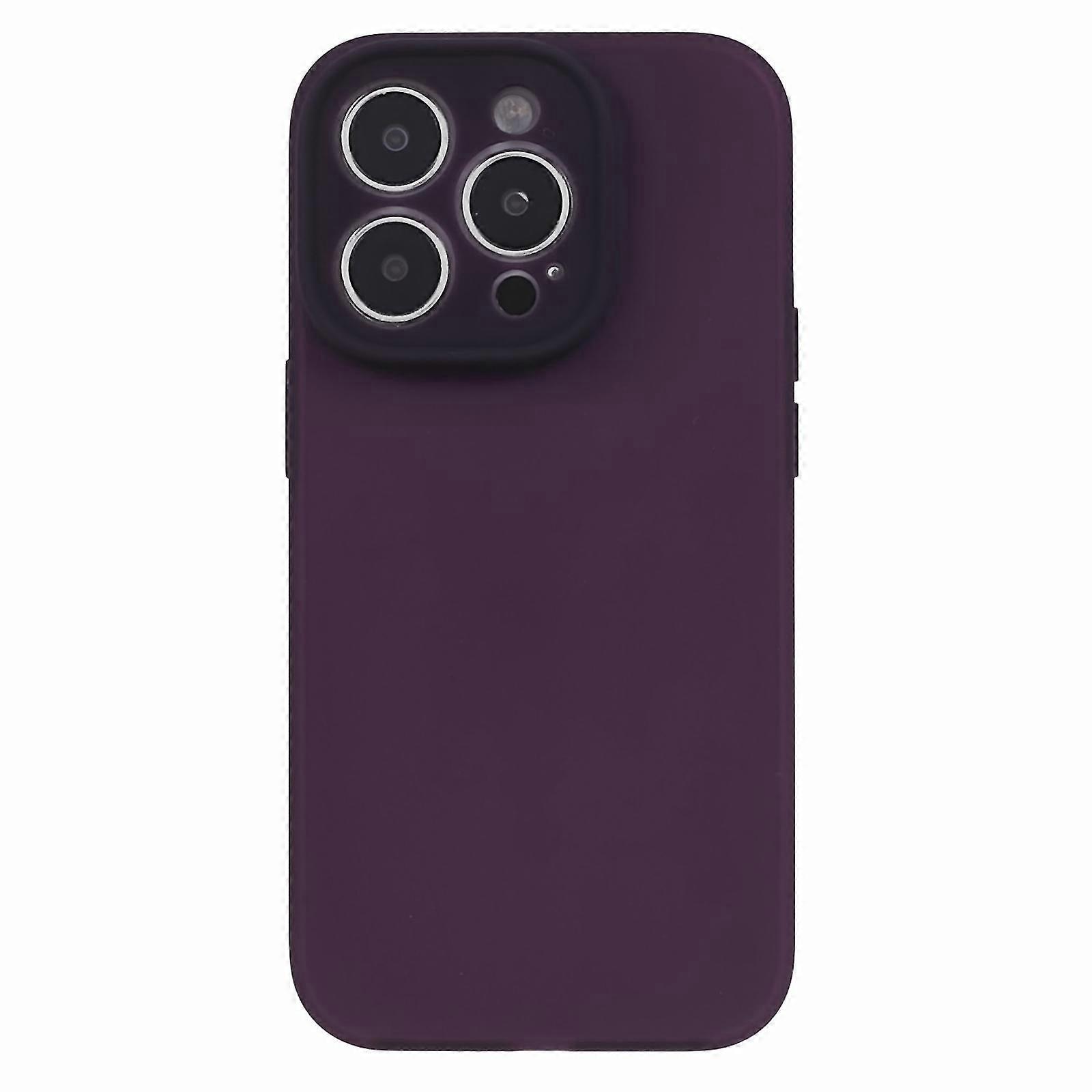 For Iphone 13 Pro Translucent Liquid Silicone+pc Phone Cover Precise Cutout Phone Case