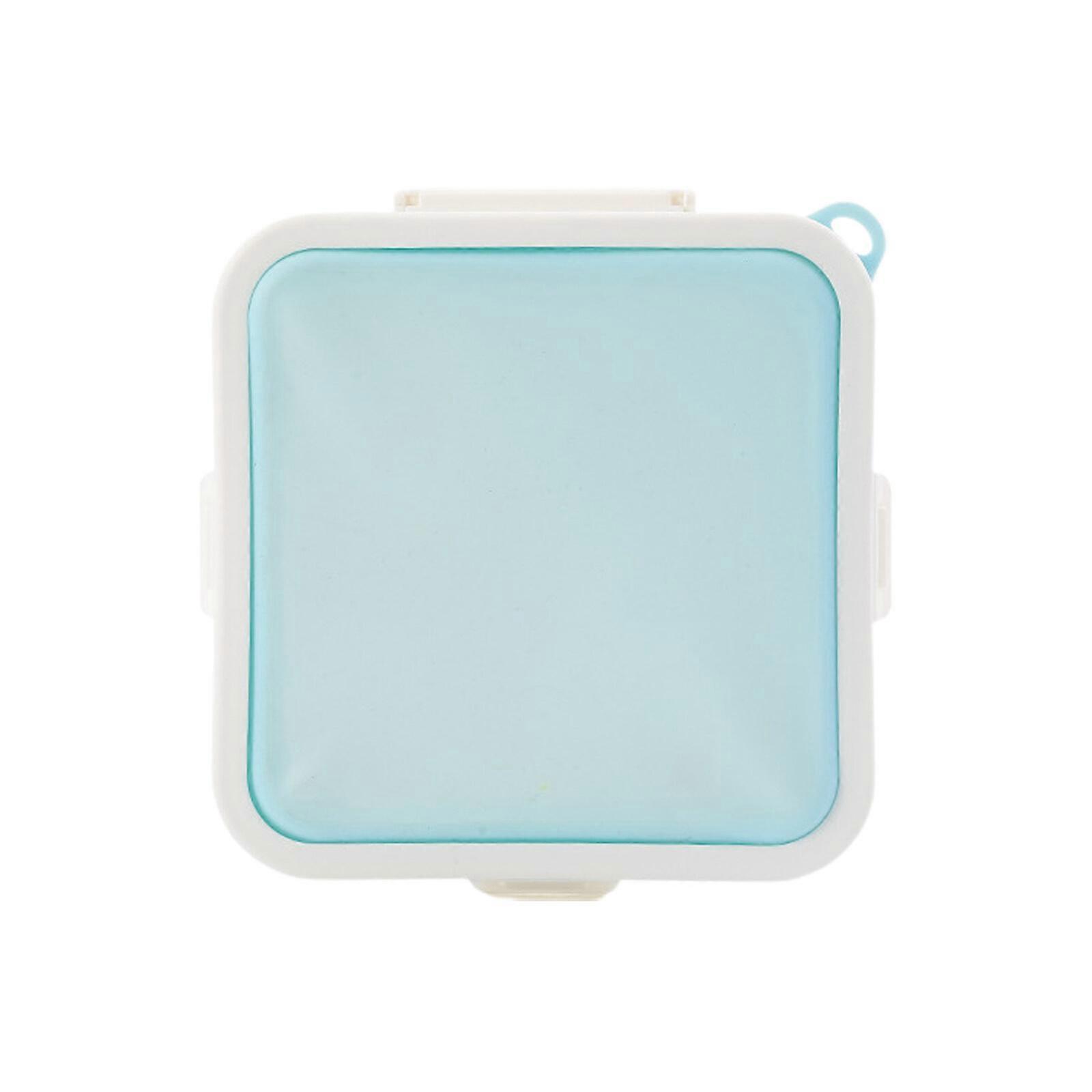 New Upgrade Sandwich Toast Lunch Container Microwavable Dinnerware Reusable Work Portable Picnic Travel Silicone Leftovers Container