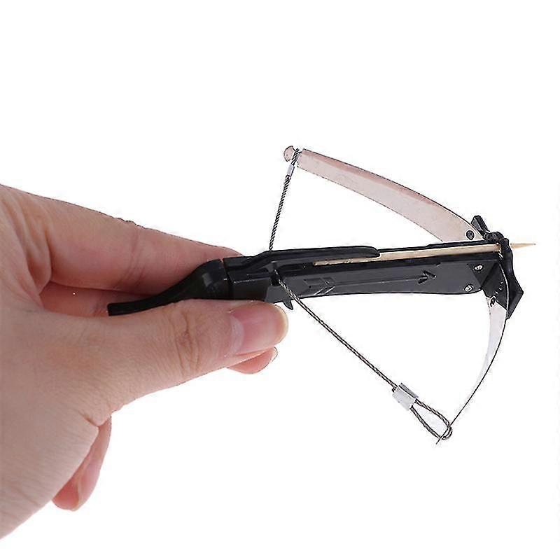 Toothpick Mini Crossbow Cross Arrow Bow Toy