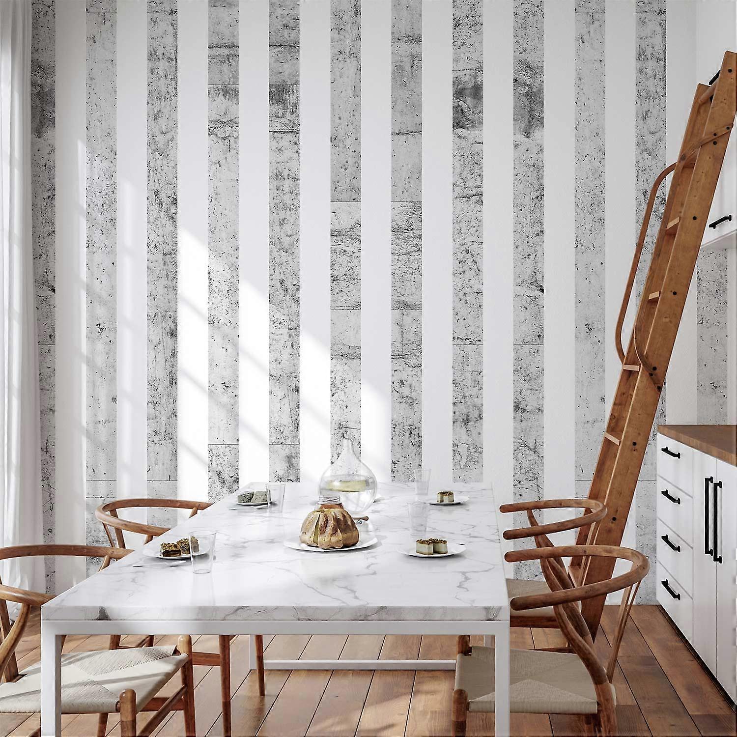 Behang - grijs stijl