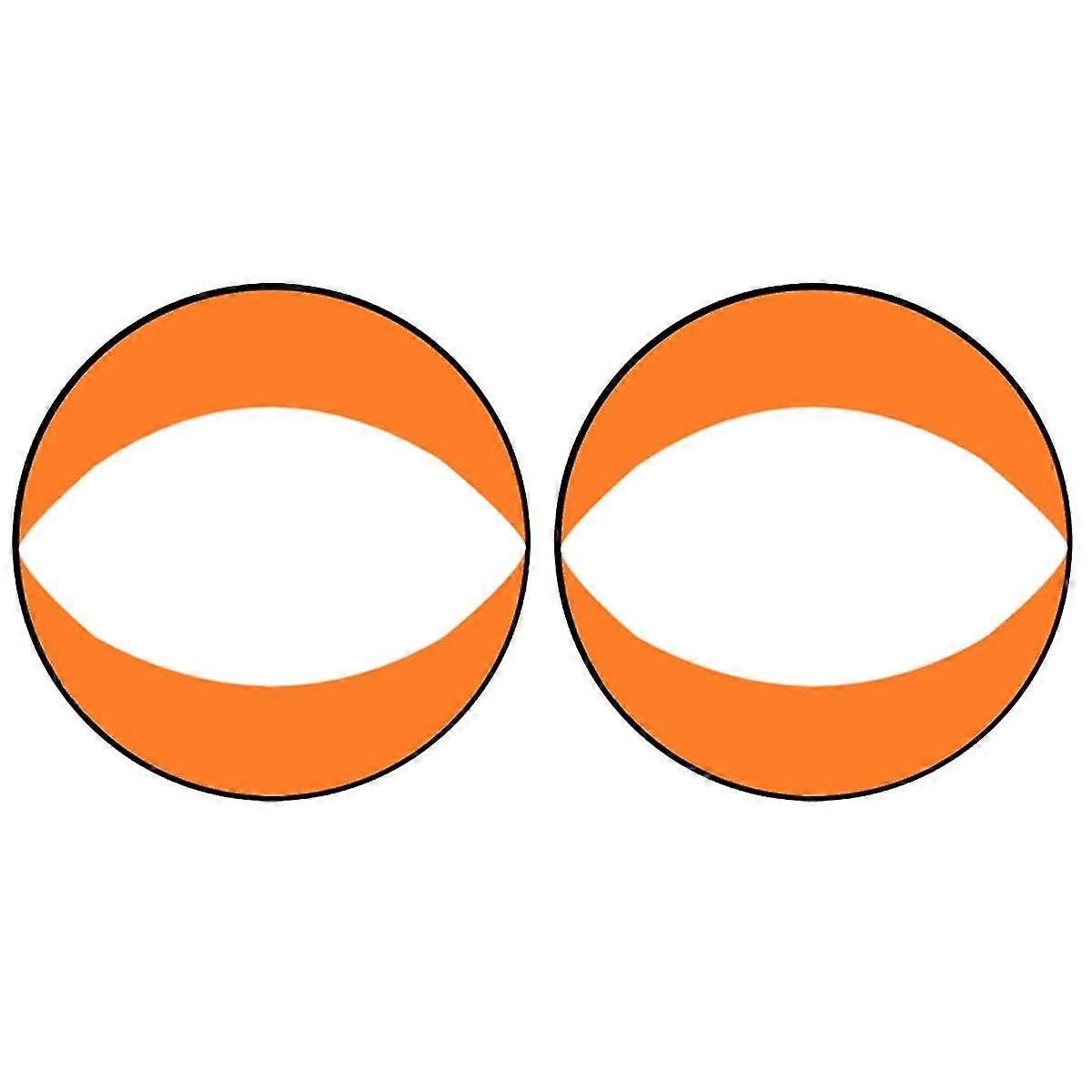 Orange Kayak Sail Paddle, Downwind Sail Kit Kayak Downwind Sail Portable Folding Sail