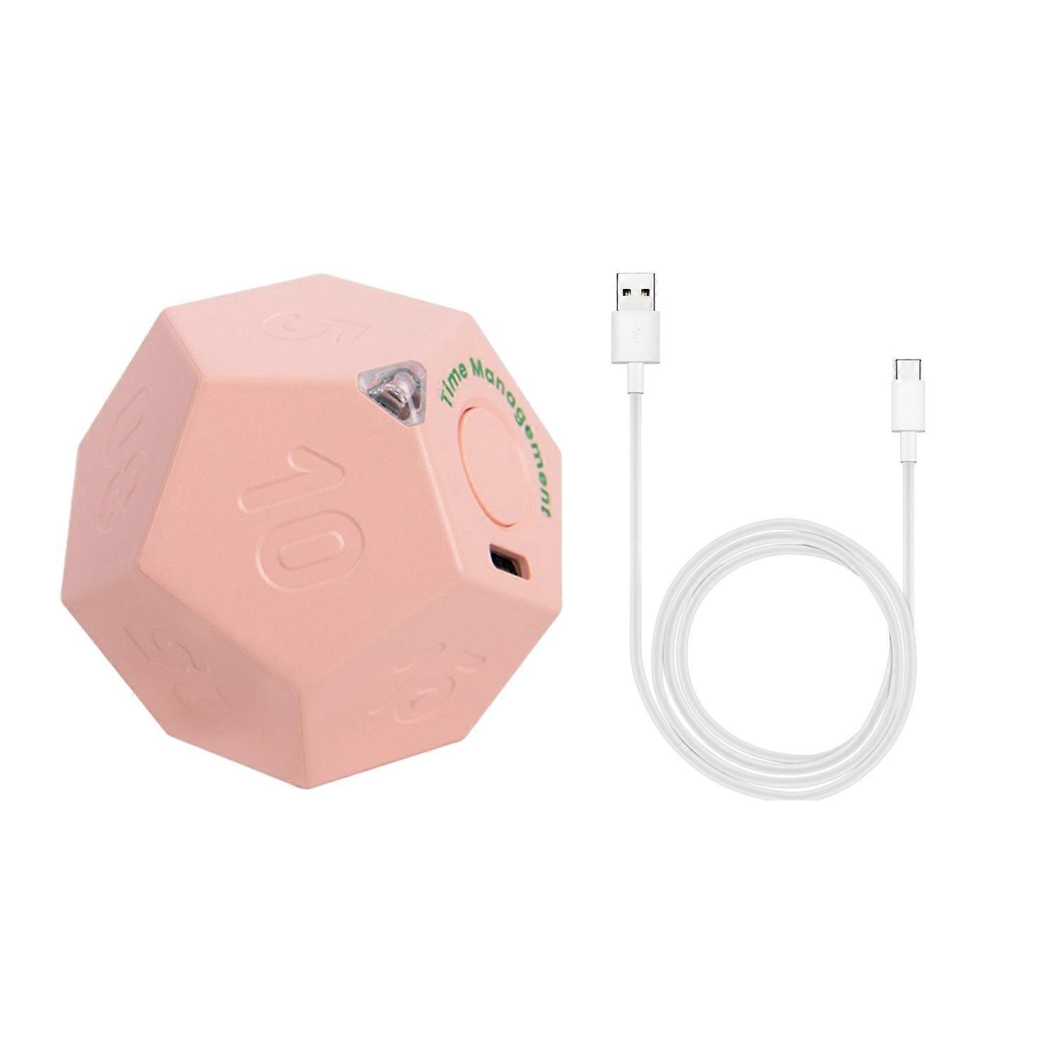 Multi Cube Timer Portable 1/3/5/10/15/20/25/30/45/60/90 Minutes Setting Rotating Timer Vibration