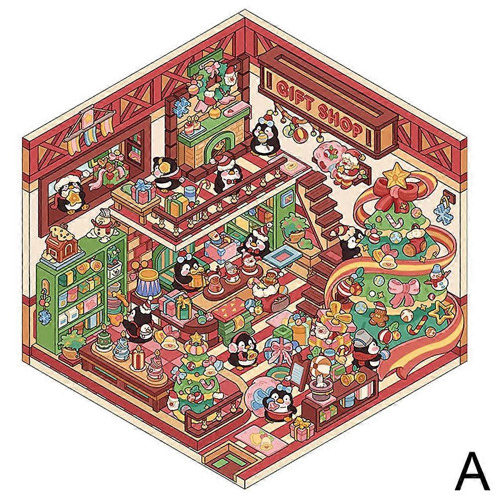 興味のあるステッカー3Dかわいい漫画のポケットDIYシーン造園の装飾ステッカー