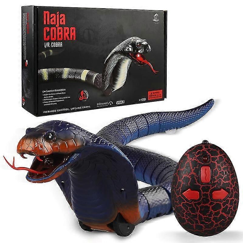 Remote Control Snake Toy, Rechargeable Rc Realistic Snake Toy, 44cm